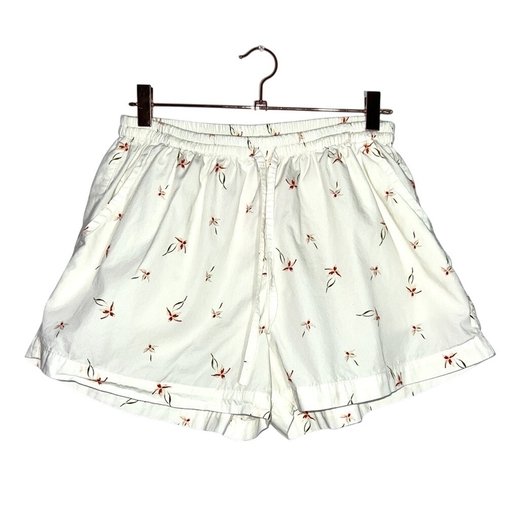 Piyama Delicate Floral Sleep Cotton Shorts Sz‎ Medium